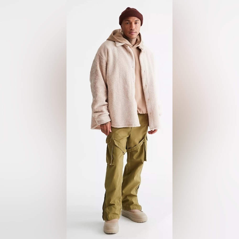 Standard Cloth Men’s Clay Modern Super-Soft Shirt Jacket, Size M‎